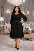 Gauni Nzuri ya Chiffon Midi - Ofisi na Shughuli - 3