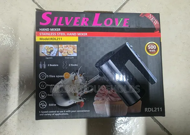 Silver Love Hand Mixer - 1
