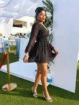 Polka Dot Mini Dress - 1
