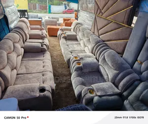 Brand New Semi Recliner Sofa - 5 Seater