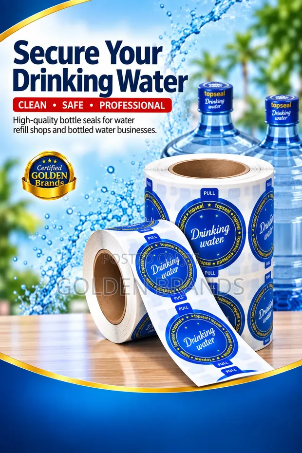TOPSEAL Lebo za Usalama kwa Vituo vya Maji vya 10L & 20L - 1