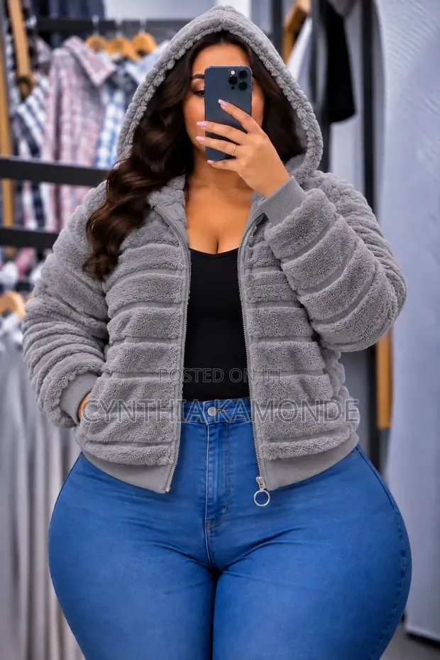 Jaketi za Fleece za Wanawake Zenye Zip - 1