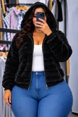 Jaketi za Fleece za Wanawake Zenye Zip - 4
