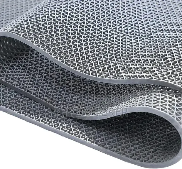 S-Shape Anti-Slip Floor Mat - Gray - 1