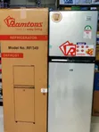 Ramtons 138L Double Door Fridge Direct Cool Stainless Steel - 1