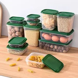 17pcs Vyombo vya Kuhifadhi - Kijani
