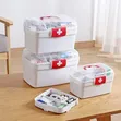 Kisanduku cha Dawa cha Plastiki Kinachobebeka cha Akiba Tupu - 4