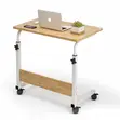 Height Adjustable Multipurpose Laptop Table with Wheels - 2