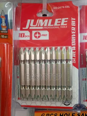 JUMLEE PH2 Vipande vya Screwdriver Vinaisha Mbili 65mm (10 Vipande)