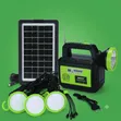 DAT AT-9035 Solar Lighting System na Bulbs 3 za LED, Redio ya FM, Bluetooth - 1