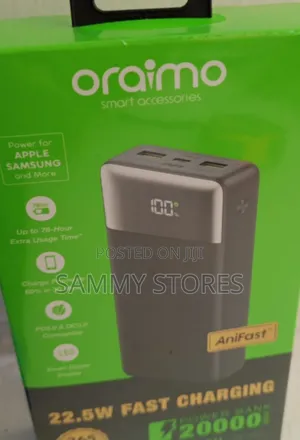 Oraimo PowerNova Q21 22.5W 20,000mAh Power Bank