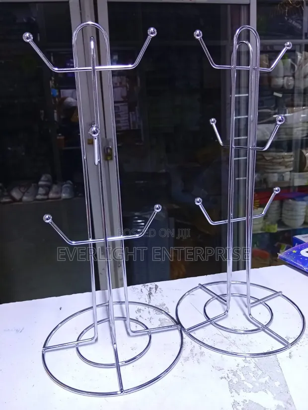Light Silver Cup Stand - 1