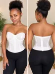 Women's White Ash Corset Top - Used XXL - 2