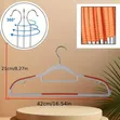 10Pcs Set Non-Slip Hangers - Orange - 2