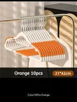 10Pcs Set Non-Slip Hangers - Orange - 3