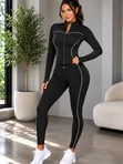 Seti ya Vipande Viwili vya Mikono Mirefu kwa Wanawake - 3