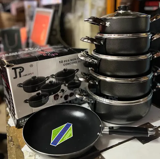 JP Nonstick Cookware Set - Vipande 11 - 1