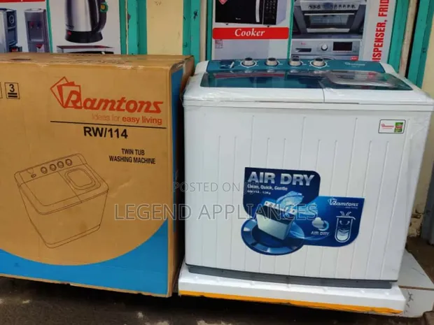 Ramtons 12kg Twin Tub Washing Machine RW/114 - 1