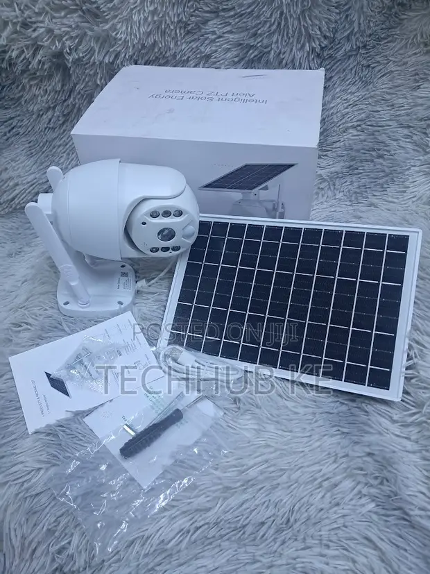 Ubox 4G Solar CCTV Camera 4MP PTZ Outdoor Security - 1