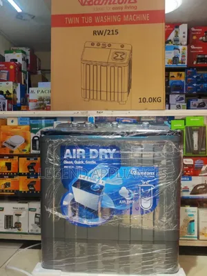 Ramtons 10kg Twin Tub Washing Machine yenye Air Dry