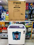 Mika 10kg Semi-Automatic Twin Tub Washing Machine, Nyeupe - 2