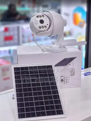Ubox 4G PTZ Solar Security Camera - 360° Color Vision