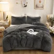 6 PCS Luxury Plush Fluffy Duvet Set 6x7 Ft - 3