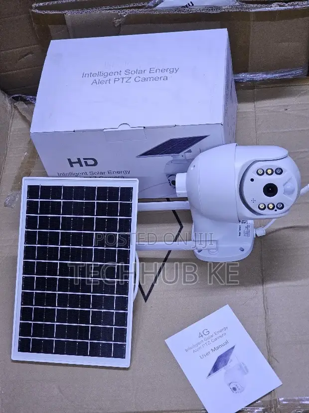 Ubox 4G Solar PTZ CCTV Camera - 1080p HD Night Vision - 1