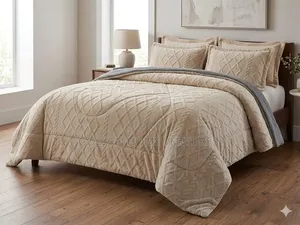 Blanketi ya Sherpa Fleece ya Joto 6x6 Ft