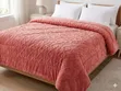 Blanketi ya Sherpa Fleece ya Joto 6x6 Ft - 2