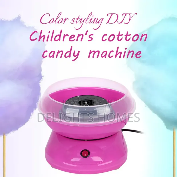 Electric Mimi Cotton Candy Machine - Pink - 1