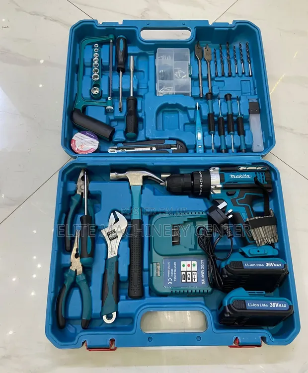 Makita 36V Cordless Drill Set na Zana za Mikono - 1