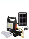 Mfumo wa Solar Lighting DAT AT-168 na Balbu 3 na Kidude cha Kuchaji Simu - 2