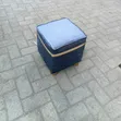 Pedicure Stool / Foot Stool - Grey - 3