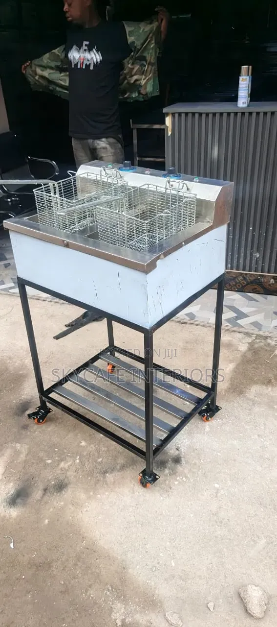 Modern Double Deep Fryer - 1