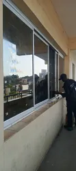 Madirisha ya Kuteleza ya Aluminium na Kioo cha Njia Moja - 1