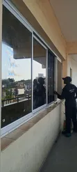 Madirisha ya Kuteleza ya Aluminium na Kioo cha Njia Moja - 2