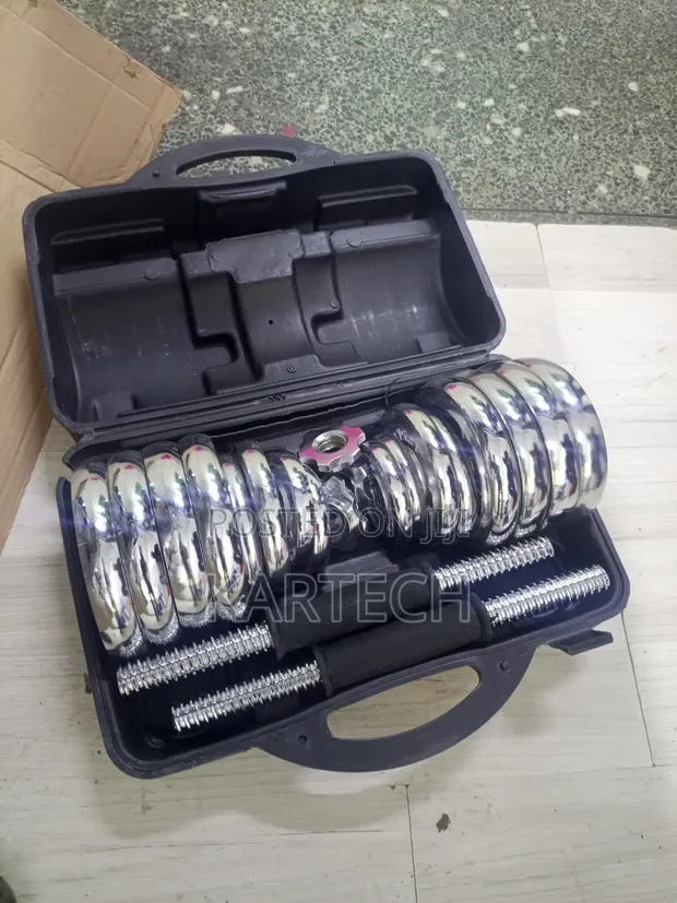 30KG Adjustable Dumbbell Fitness Set - 1