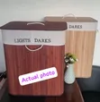100L Bambuu Basket ya Kufulia na Sehemu 2 - 2