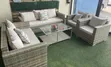 Elegant 7-Seater Rattan Sofa - 2