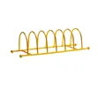 Metallic Gold 7 Slot Plate Holder Dish Drying Organizer - 3