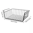 Under Shelf Hanging Wire Basket Mesh Cabinet Organizer - 5