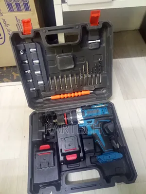 Bosch 48V Cordless Drill Set with Dual Batteries & Accessories