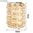 Sparkling Golden Cylinder Makeup Brush Holder Organizer - 4