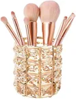Sparkling Golden Cylinder Makeup Brush Holder Organizer - 5