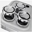 iPhone 17 Pro Max Lens Protector - Metal Ring Glass - 2