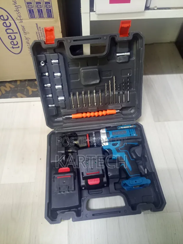 Bosch 48V Cordless Drill Set - 47-Piece Professional Tool Kit - 1