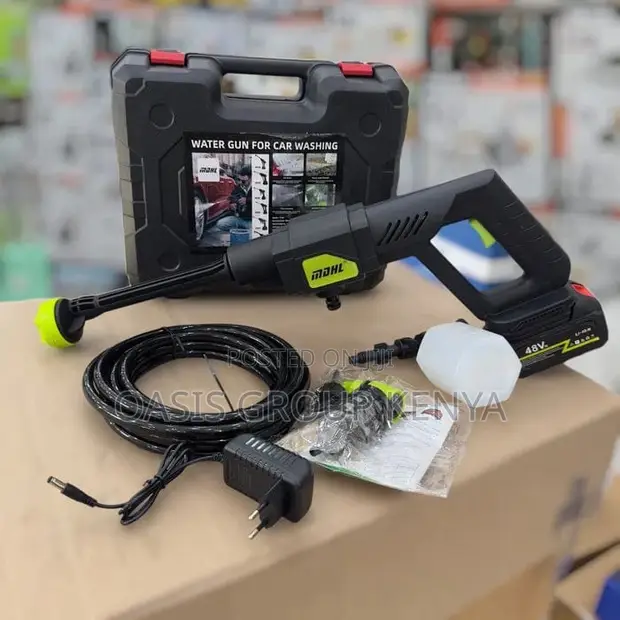 MDHL 6-in-1 Rechargeable Portable Car Pressure Washer na Betri 2 - 1