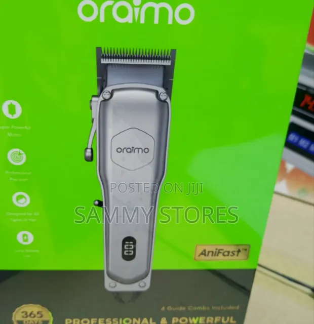 Oraimo Cordless Hair Clipper yenye Blade Inayoweza Kurekebishwa - 1