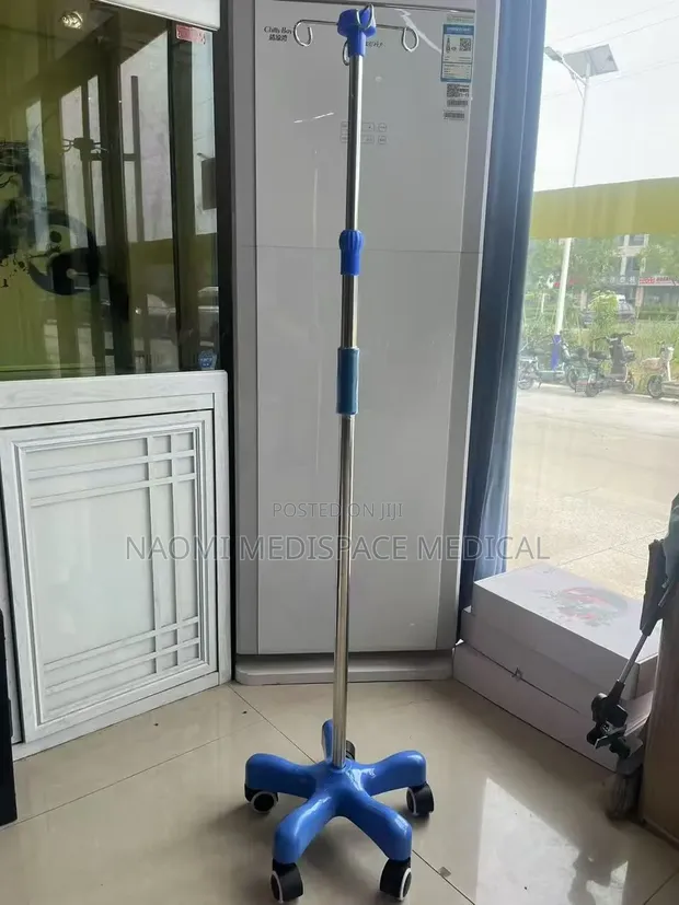 IV Pole ya Urefu Unaoweza Kurekebishwa na Ndozo - 1